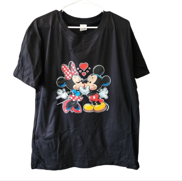 Disney Black Mickey Mouse Short Sleeve Tee - Picture 1 of 3